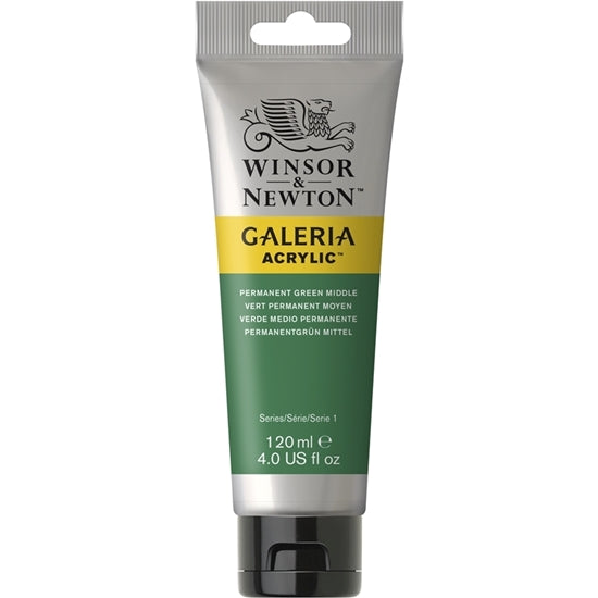WN Galeria acrylic 120ml, Permanent Green Middle 484