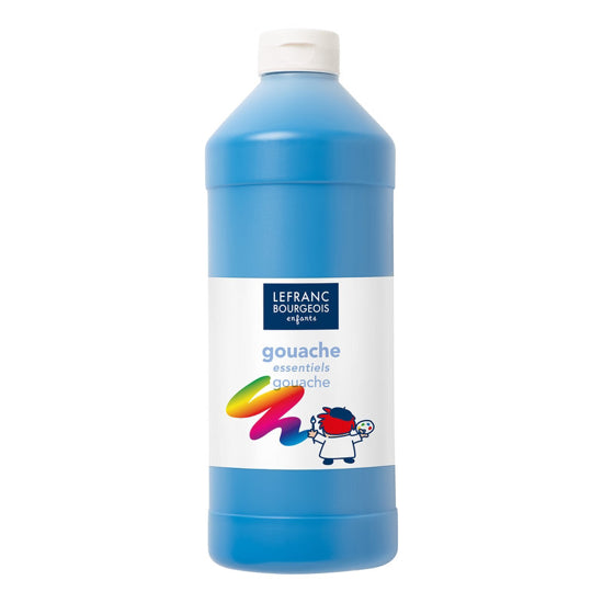 LB Gouache Tempera 1l - Skolemaling-Primary Blue