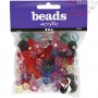 Faceted bead mix (round “diamonds”)
