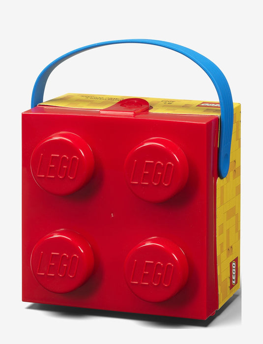 LEGO BOX W. HANDLE RED